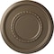 Ekena Millwork Federal Roped Large Ceiling Medallion (Fits Canopies up to 7 3/4"), 17 3/8"OD x 1 1/8"P, Warm Silver CM17FEWSS - alternate 1